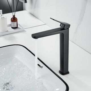 Смеситель для раковины Shevanik S9911H чёрный