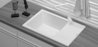 Мойка кухонная Point Велета PN3002AL 78 см серый