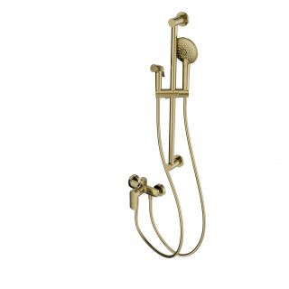 Смеситель для душа с гарнитуром Wonzon & Woghand WW-A4888-BG брашированное золото