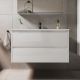 Подвесная тумба под раковину Sancos Libra LB90W 90см белый глянец