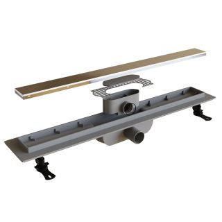 Душевой лоток RGW Drain Leo-11 60211160-01 60см под плитку хром