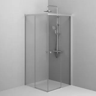 Душевой уголок AM.PM X-Joy  90х90 W94G-403-9090-MT профиль хром