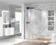 Душевая перегородка CEZARES LIBERTA-L-1-130-120-C-NERO кронштейн 120см