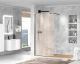 Душевая перегородка CEZARES LIBERTA-L-1-80-120-BR-NERO кронштейн 120см