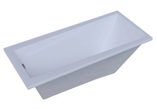 Акриловая ванна Aquatek Либра LIB150-0000024 150х70 см слив слева с фронтальным экраном сборно-разборный сварной каркас