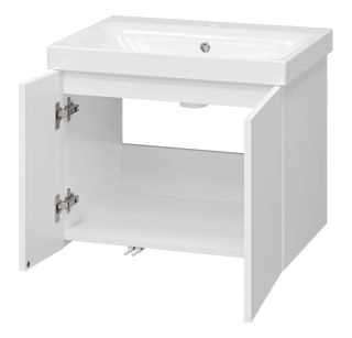 Подвесная тумба под раковину Misty Лира 60см белый