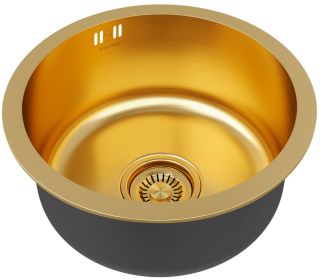 Мойка кухонная Paulmark Werra PM404646-BG брашированное золото