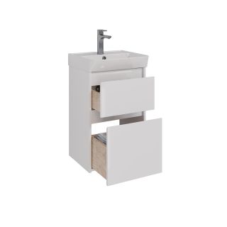 Тумба под раковину Lemark Combi LM03C45T 45 см белый глянец