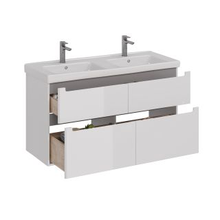 Тумба под раковину Lemark Buno LM04B125T 120 см белый глянец