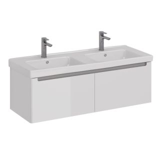 Тумба под раковину Lemark Buno mini LM05BM125T 120 см белый глянец