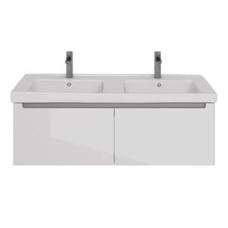 Тумба под раковину Lemark Buno mini LM05BM125T 120 см белый глянец