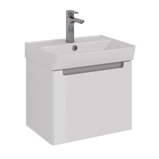 Тумба под раковину Lemark Buno mini LM05BM50T 50 см белый глянец