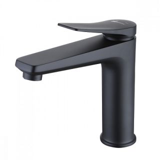 Смеситель Lemark Bronx LM3737BL для умывальника средний, монолитный, черный