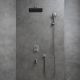 Душевой комплект Lemark Bronx LM3742GM с термостатом графит