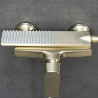 Смеситель для душа Lemark Ursus LM7203BG брашированное золото