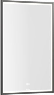 Зеркало с подсветкой Clarberg Logic LOG0206 60см чёрный