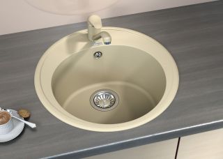 Кухонная мойка Florentina Лотос 510 бежевый