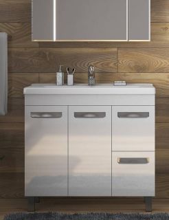 Тумба под раковину напольная Vigo Plaza tn.PLA.MIR.80.2D.2Y 80 см белый