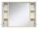 Зеркальный шкаф с подсветкой Misty Лувр 105см слоновая кость