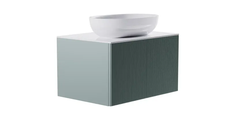 Тумба с раковиной Astra-Form М-40 4631177713491 70 см зелёный матовый
