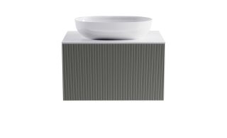 Тумба с раковиной Astra-Form М-40 4631177713484 70 см серый матовый