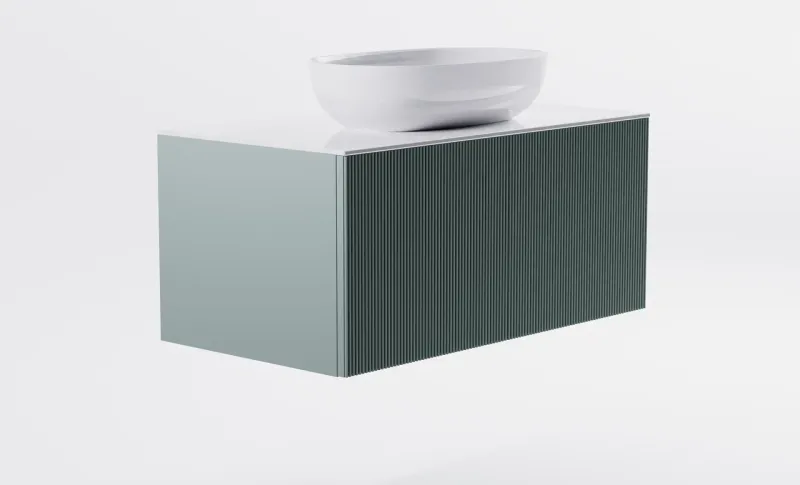 Тумба с раковиной Astra-Form М-40 4631177713279 100 см зелёный матовый