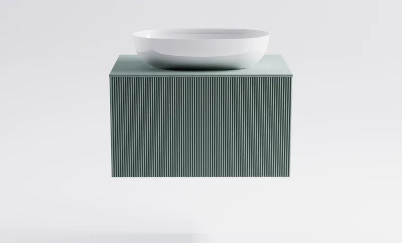 Тумба с раковиной Astra-Form М-40 4631177714719 70 см зелёный матовый