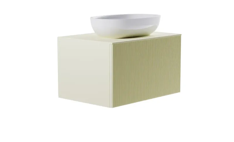 Тумба с раковиной Astra-Form М-40 4631177714795 80 см бежевый матовый