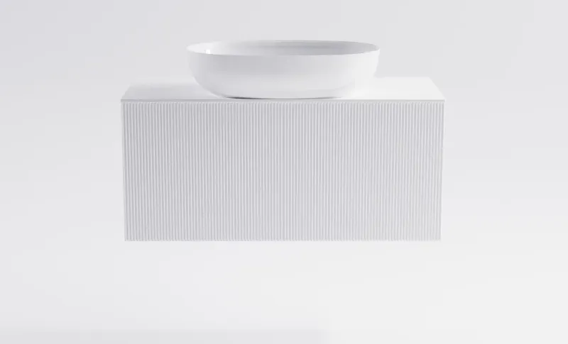 Тумба с раковиной Astra-Form М-40 4631177714931 100 см белый матовый