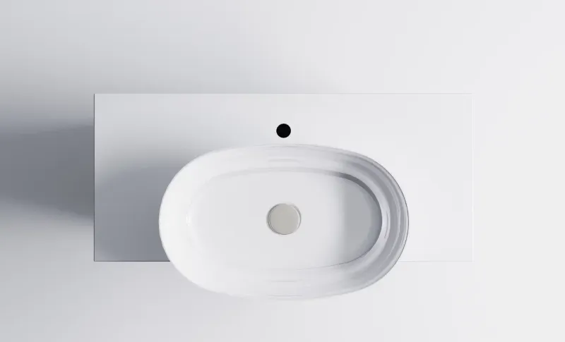 Тумба с раковиной Astra-Form М-40 Slim 4631177714634 90 см белый матовый