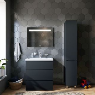 шкаф-колонна Am.pm GEM S  M91CSR0306GM правый 30 см графит матовый