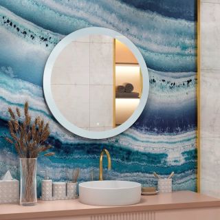 Зеркало с подсветкой Continent Rinaldi ЗЛП493 с сенсорным выключателем 65см