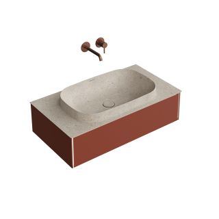 Тумба под раковину Kerama Marazzi Magica MA.90.1\VR.M 90 см венецианский красный матовый