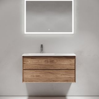 Подвесная тумба под раковину Sancos Marmi 2.0 MR2.0100LECH левая 99см дуб чарльстон