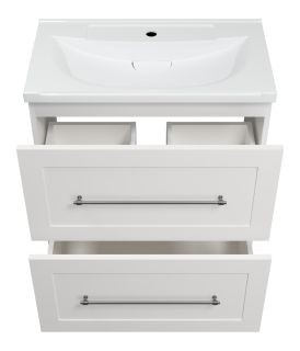 Напольная тумба под раковину Misty Марта 70см белый
