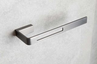 Полотенцедержатель Boheme Q 10945-SGM 25 см оружейная сталь