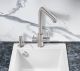 Смеситель для кухни Milacio Ultra MCU.553.SS под фильтр с краном для питьевой воды нержавеющая сталь