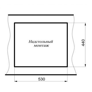Мойка для кухни Milacio Leon 55 Cuarzo MC.77082 белый