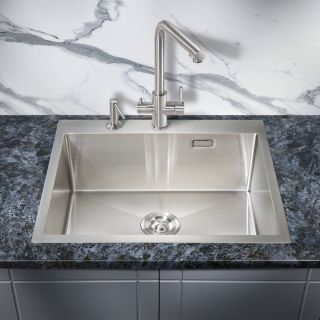 Мойка для кухни Milacio Denia 59 Steel MC.77490 нержавеющая сталь