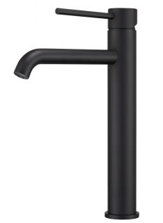 Высокий смеситель для раковины Milacio Ultra MCU.551.MB чёрный матовый