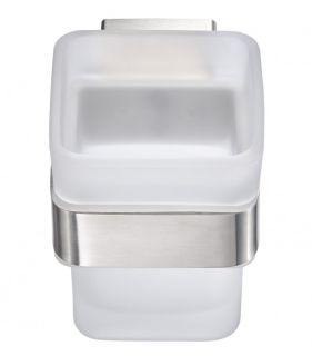 Держатель со стаканом Milacio Ultra MCU.951.SS нержавеющая сталь