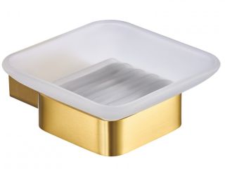 Мыльница Milacio Ultra MCU.952.GD брашированное золото