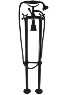 Смеситель для ванны Rav Slezak Morava Retro MK350.5/2CMAT черный