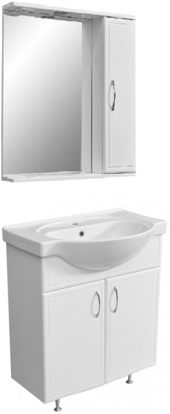 Тумба под раковину Stella Polar Концепт 70см белый SP-00000060