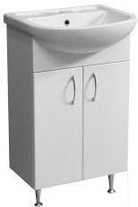 Тумба под раковину Stella Polar Концепт ЭКО 50см белый SP-00000038