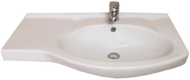 Мебельная раковина Santek Коралл 1WH110225 крыло слева 83см белый