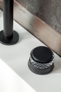 Встраиваемый смеситель для раковины Boheme Aura 152-B-A чёрный