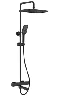 Душевая стойка Raglo R01.26.06 с термостатом чёрный