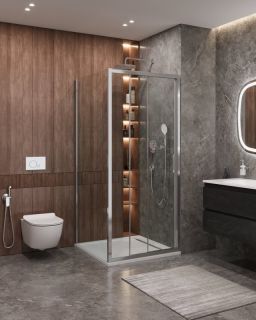 Душевой уголок CEZARES MOLVENO-AF-31-90-C-CR-IV