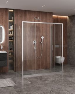 Душевой уголок CEZARES MOLVENO-AH-2/2-180/90-C-Cr-IV